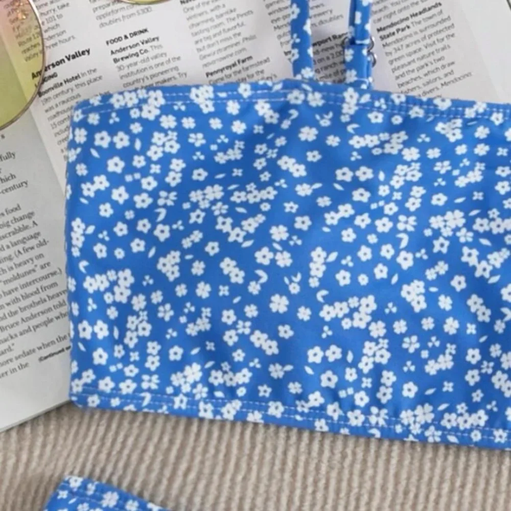 SUMMER PRINT FLORAL BIKINI 👙 high waisted - Picture 4 of 6